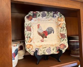 Rooster Plate