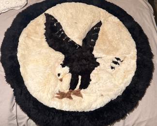 Genuine Alpaca Eagle Wall Hanging