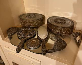Silverplated Vanity Items
