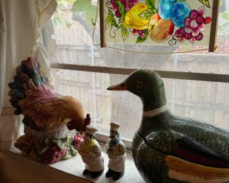 Rooster and Duck Soup Tureens, Chef S&P