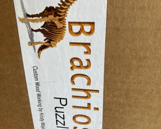 I made these 3D wood dinosaur puzzles 3+ ft tall 