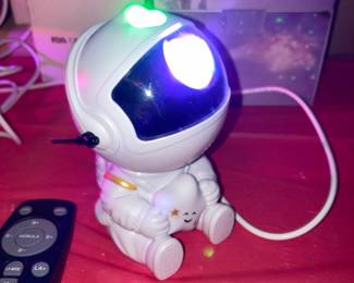 Astronaut nebula light