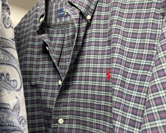 mens xl in polo raplh lauren  and more 