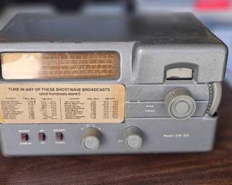 1955 - Short Wave Radio - Model SW-54 - Dimensions -  11.25 x 8 x 6.75 - Price - $60