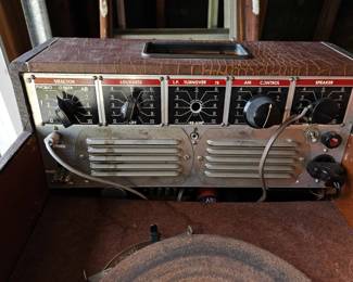 1950s Record Player with Built In Short Wave Radio - Dimensions -  19.5 x 15.25 x 10 - Price - $75
