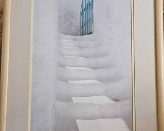 Painting - Greek Stairway  - Artist Unknown - Dimensions -  21x27 - Price - $225