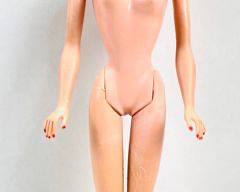 1960 Vintage Barbie Mattel Brunette Ponytail Doll possibley number 3
