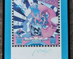 original 1997 Peter Max Framed Signed Print #402/750
