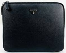 Authenic PRADA Milano Unisex Black Clutch
