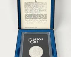1882-CC U.S. Carson City Morgan 90% Silver Uncirculated Dollar Coin W/ Certificate Of Authenticity
