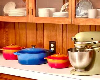 Kitchenaid Mixer, Cuisineart, Enamel, Dutch Ovens