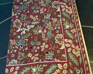 Ralph Lauren 100% Wool,Rug in super condition.. Color is rich & deep.