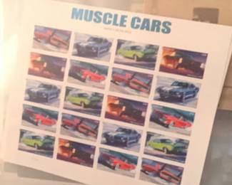 Muscle Cars Stamps 