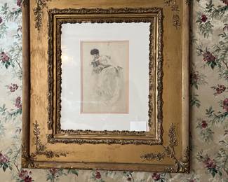 Picture of calendar w/ Armours Art Calendar 1905.