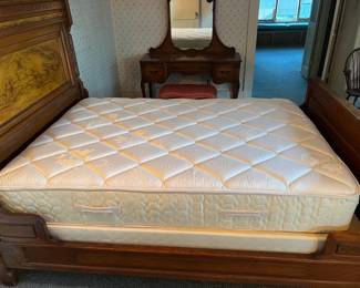 This is another look at the decorative bedframe.