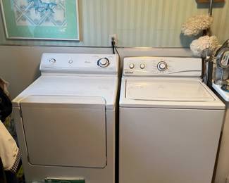 These are the washer and dryer pieces made by Maytag.