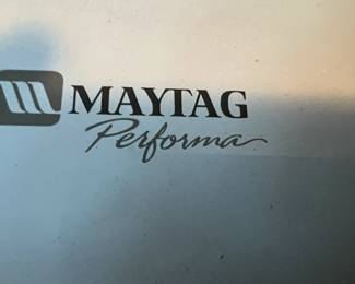 There is a matching Maytag Performa washer and dryer in the sale.
