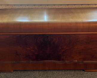 This cedar chest is by Roos.