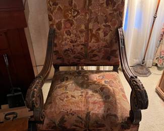 This chair looks inviting.