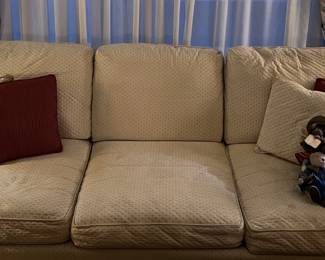 One of several sofas in the sale is shown here.  Whereas the others were shorter, this one is longer.