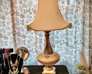 Mid century lamp - one of pair