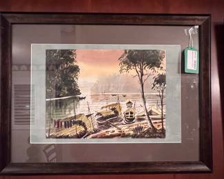 Original Signed Watercolor