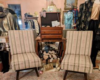 Vintage Mid Century Modern Slip Chairs