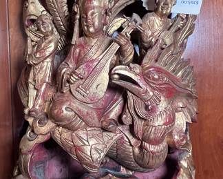 Large Thai Red and Gold Kranock