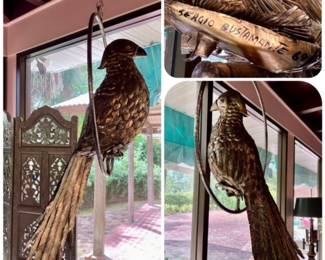 MCM Brass Parrot by artist Sergio Bustamante