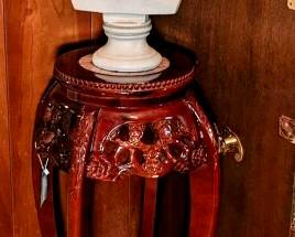 Marble Top Plant Stand