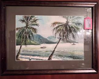 Original Signed Watercolor