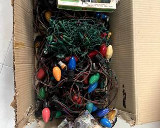 Vintage Christmas lights
