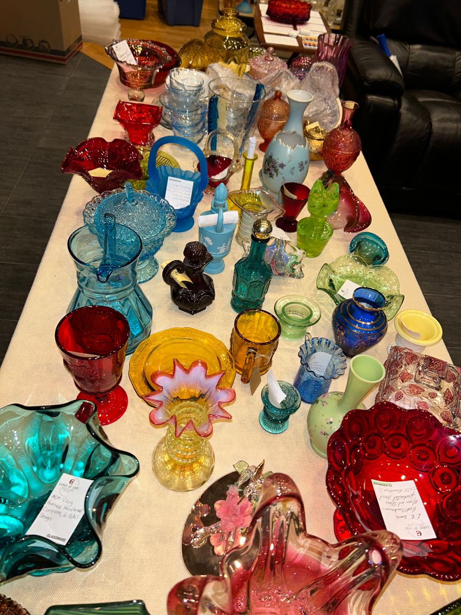 Fenton, Crystal, Glass, and Collectibles starts on 12/9/2023