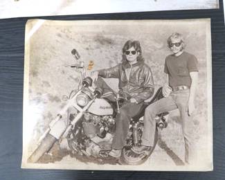 cool guys on motorcycle vintage