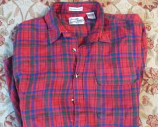 vintage men's plaid shirt