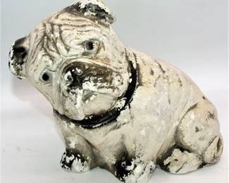 Lot 018   1 Bid(s)
VTG Chalkware plaster Bull Dog figure