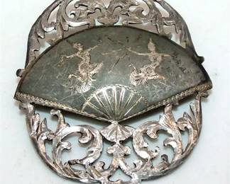 Lot 074   11 Bid(s)
Siam Sterling Silver Brooch