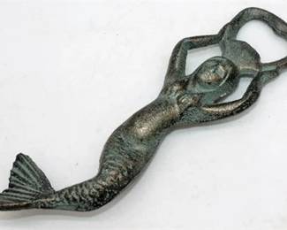 Lot 114   6 Bid(s)
Cast Iron Mermaid bottle opener 7"