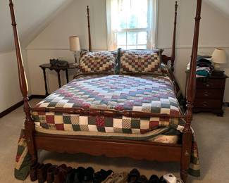 Cherry Bedroom with Four Poster Bed