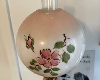 Offered as found, the other side of the glove was not injured.  Beautiful Dog Rose design!