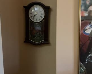 Equestrian Clock 