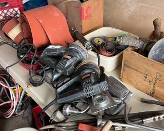 Garage full of tools