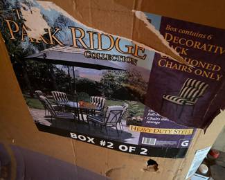 Outdoor chair cushions