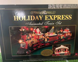 Holiday Express animated train set