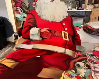 Just one of the large standing Santas