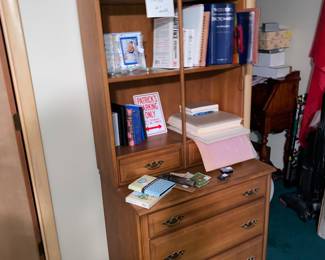 Chest of drawers with shelving 