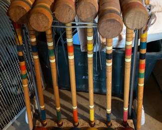  Vtg. Croquet set
