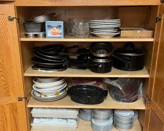 Assorted China and kitchen ware