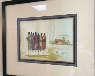 Watercolors, wall art, both original and signed prints
