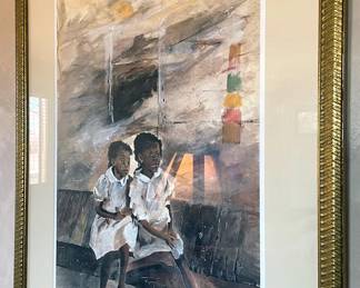 Wall art, both original and signed prints